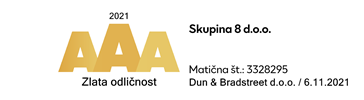 AAA Zlata odličnost Skupina 8 d.o.o.